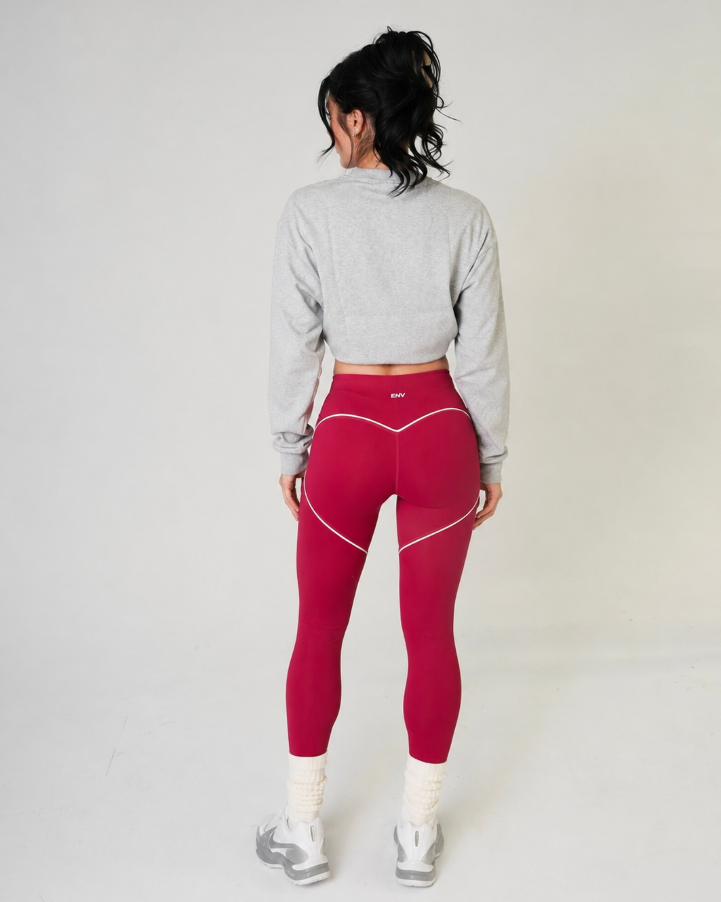 Burgundy Devotion Leggings