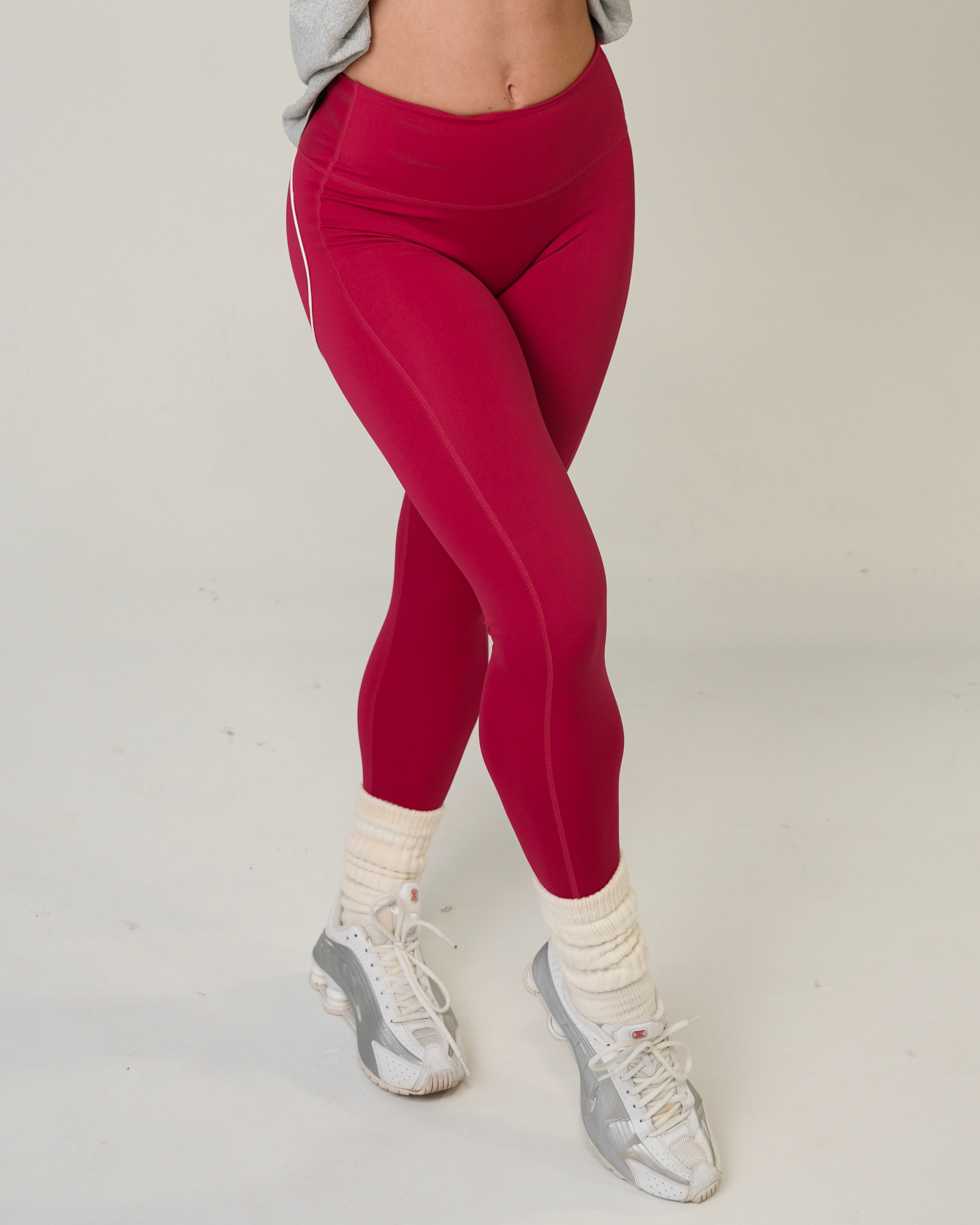 Burgundy Devotion Leggings