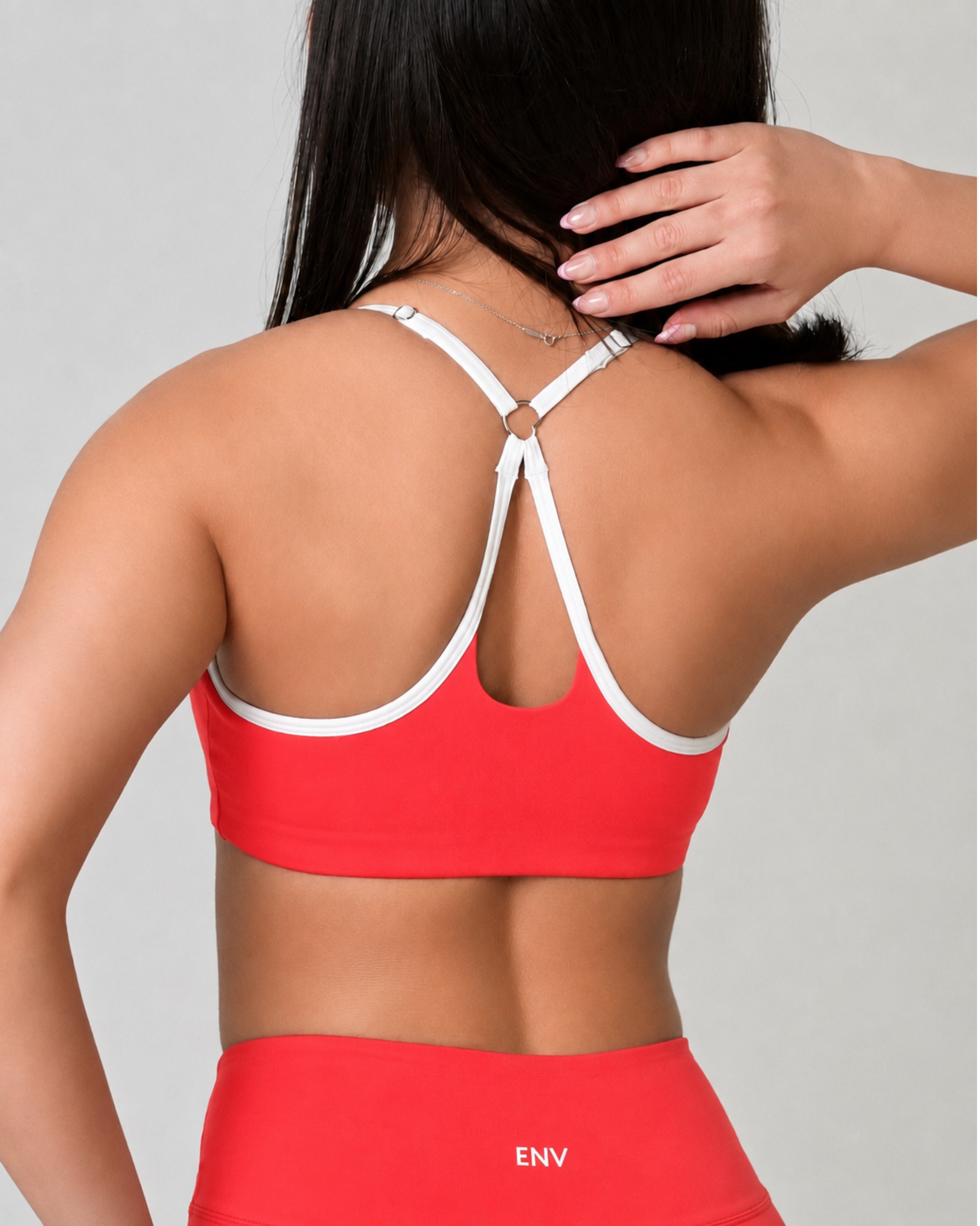 Coral Devotion Sports Bra