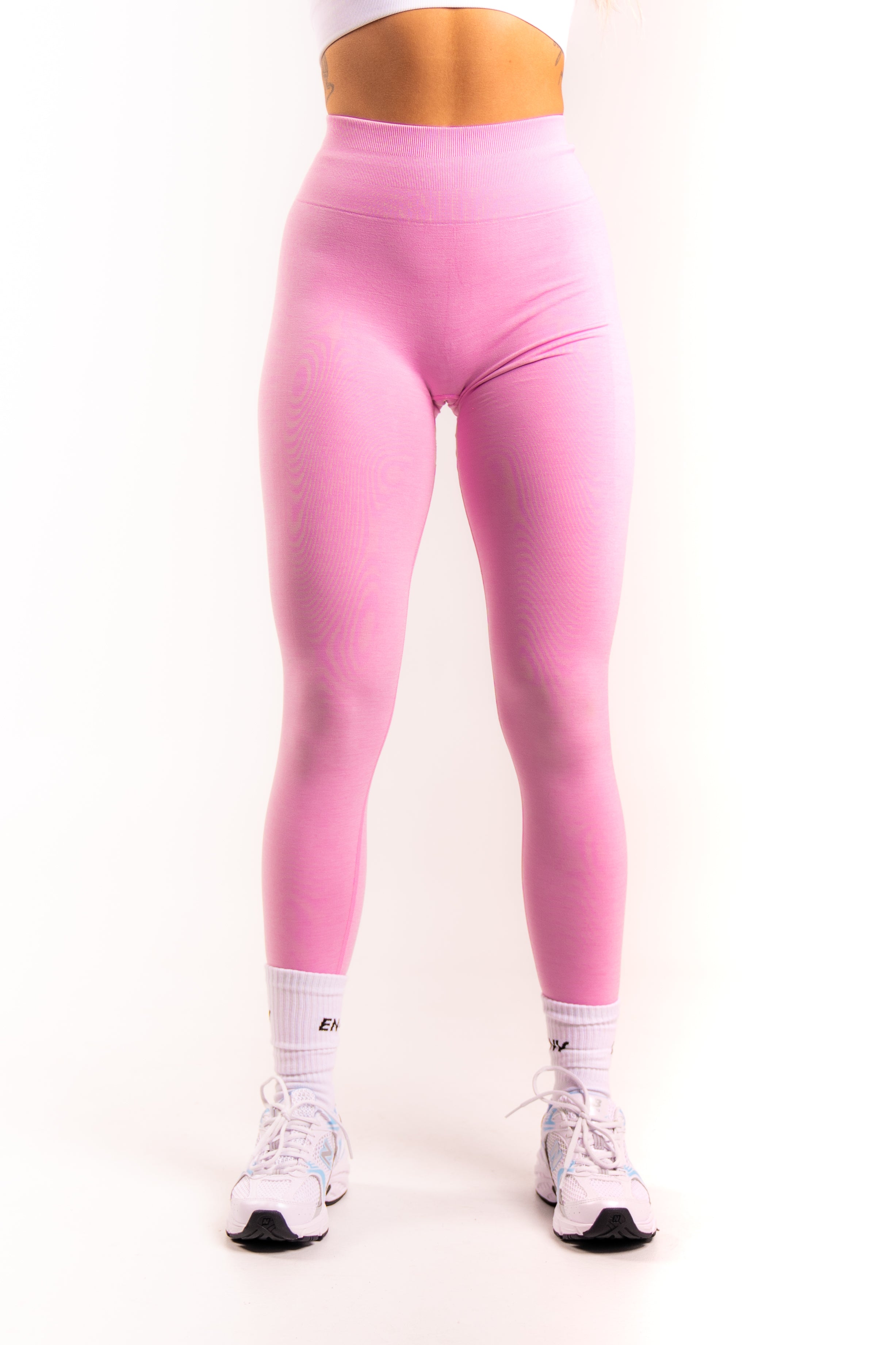 ATLANS CLOTHS Pink and Grey Churidar Leggings for Active Women Ankle Length  Length Slim Fit Stretchable Cotton Elastane Pink Grey Leggings for Women